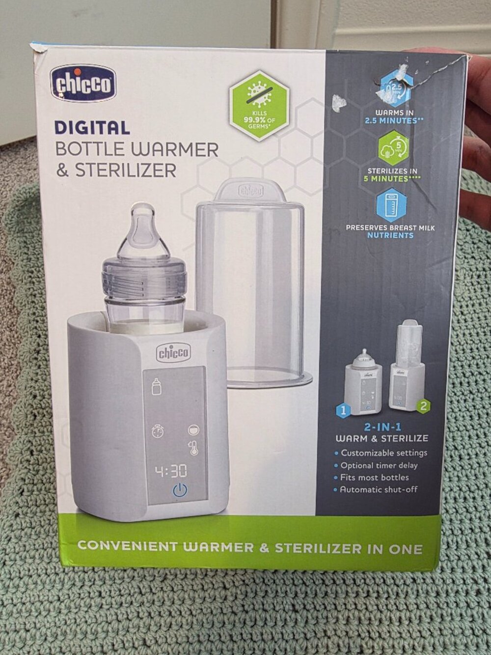 Chicco Digital Bottle Warmer & Sterilizer